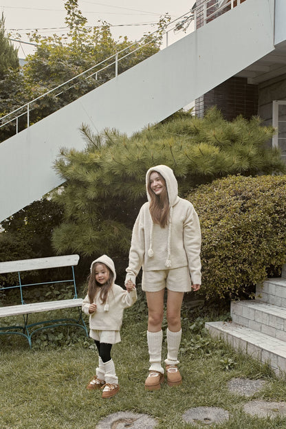 【予約】knit hood set  /  momoann (5-11号, Adult)