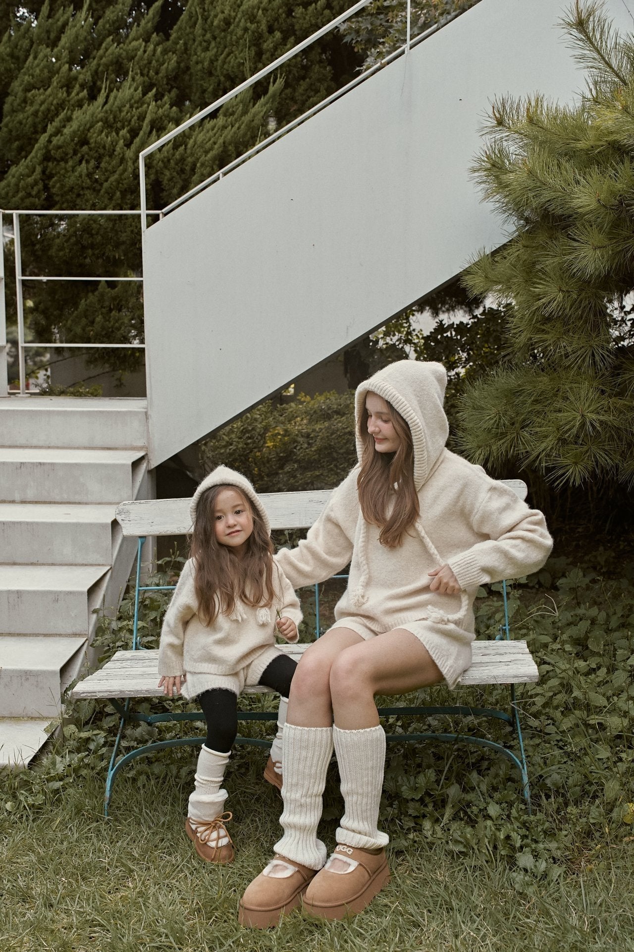 【予約】knit hood set  /  momoann (5-11号, Adult)