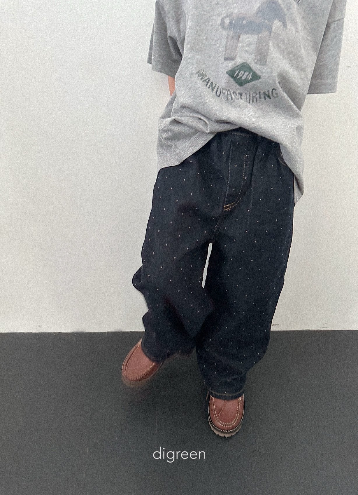 【予約】dot denimt pants  / digreen(S-XXL)