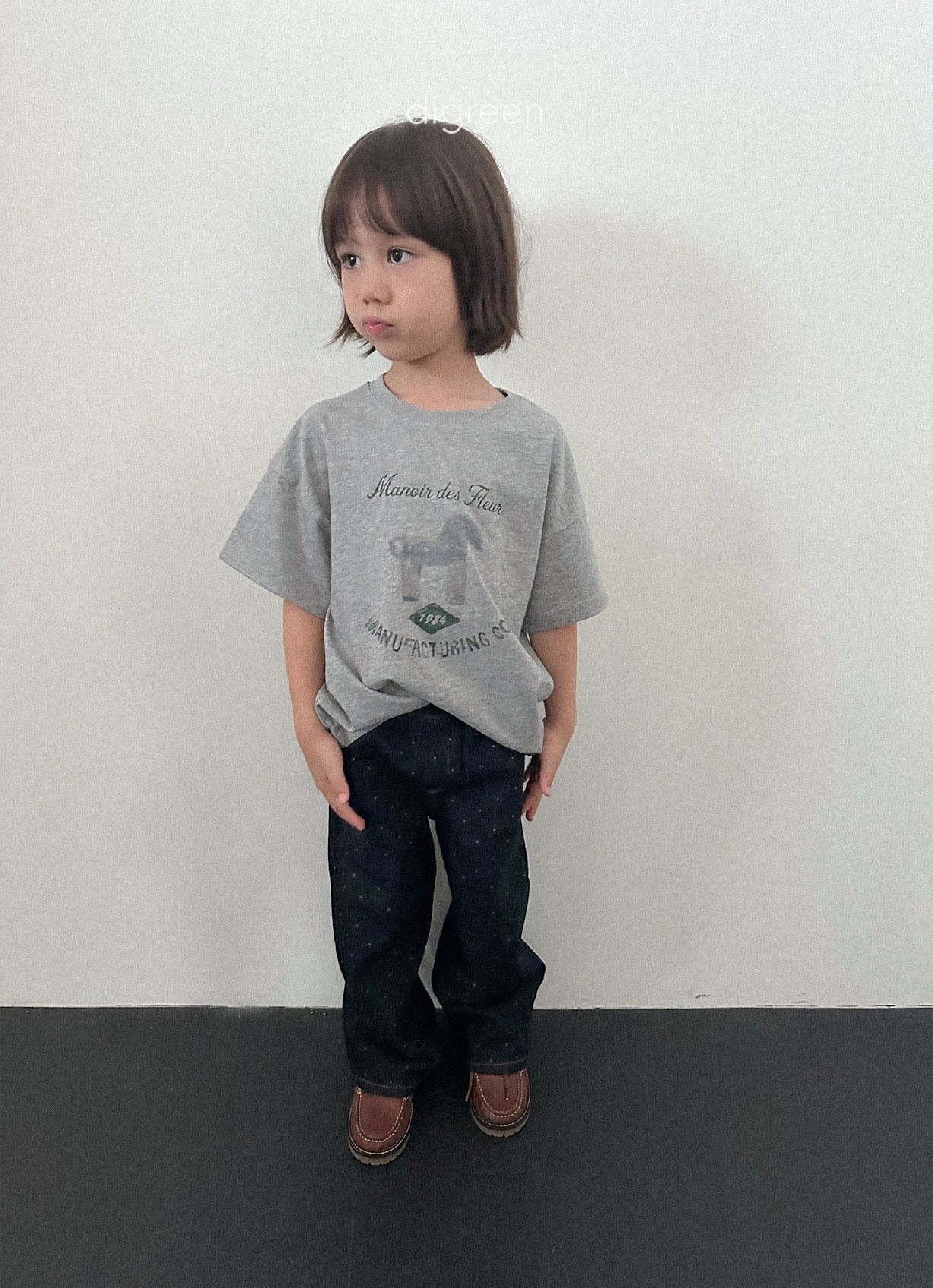 【予約】dot denimt pants  / digreen(S-XXL)