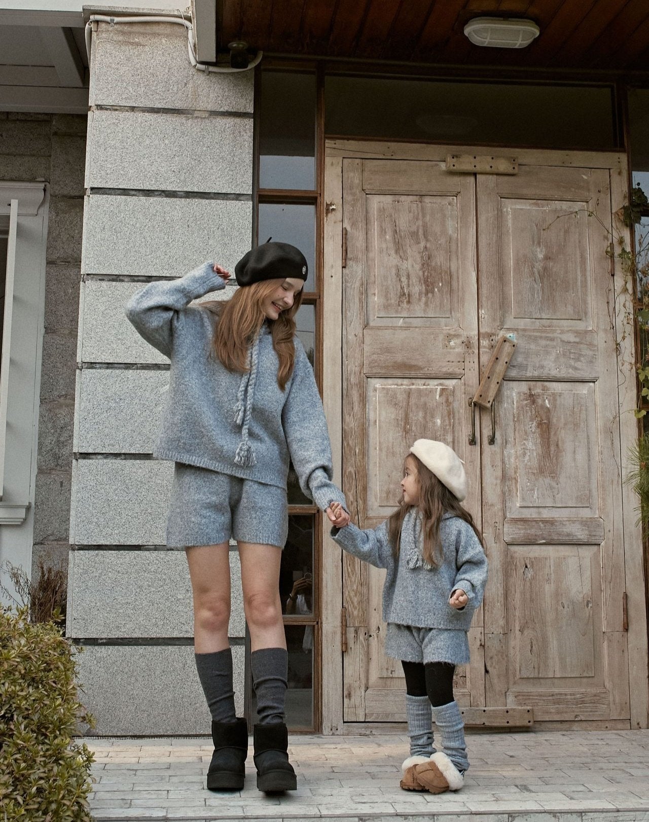 【予約】knit hood set  /  momoann (5-11号, Adult)