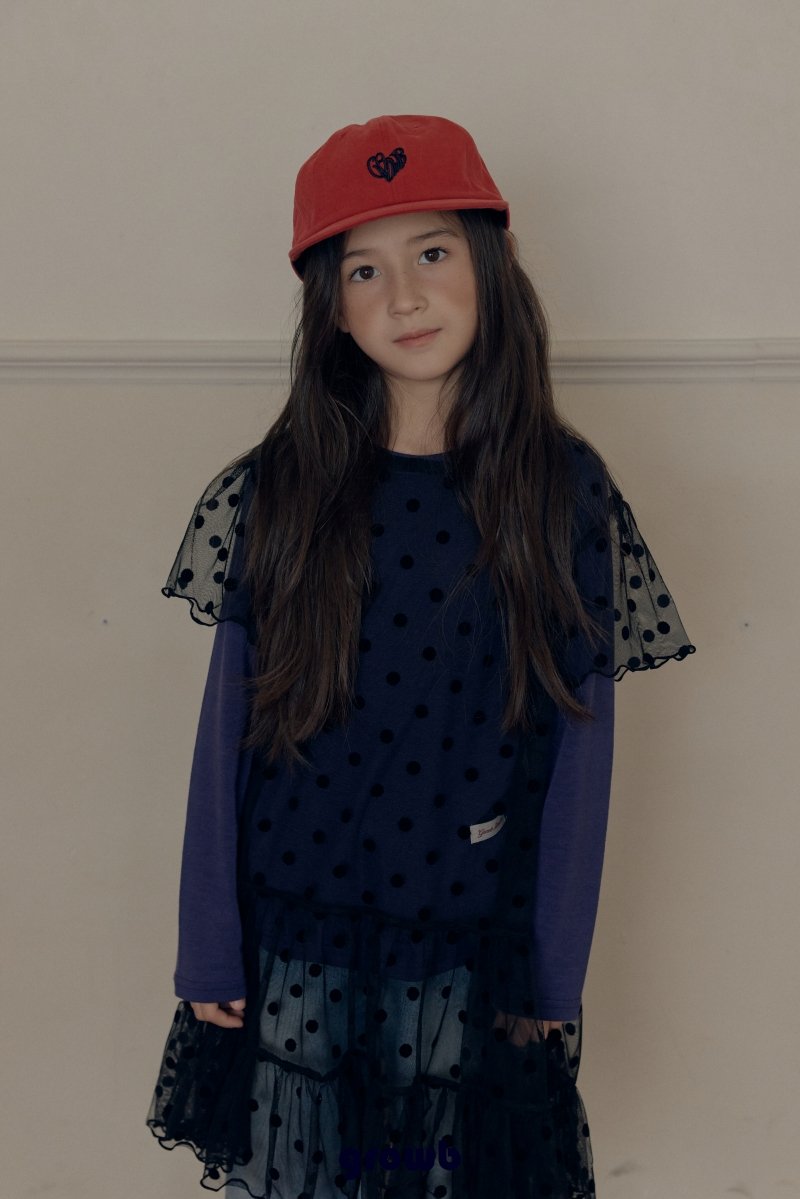 【予約】bell one-piece / growb (XS-JS)