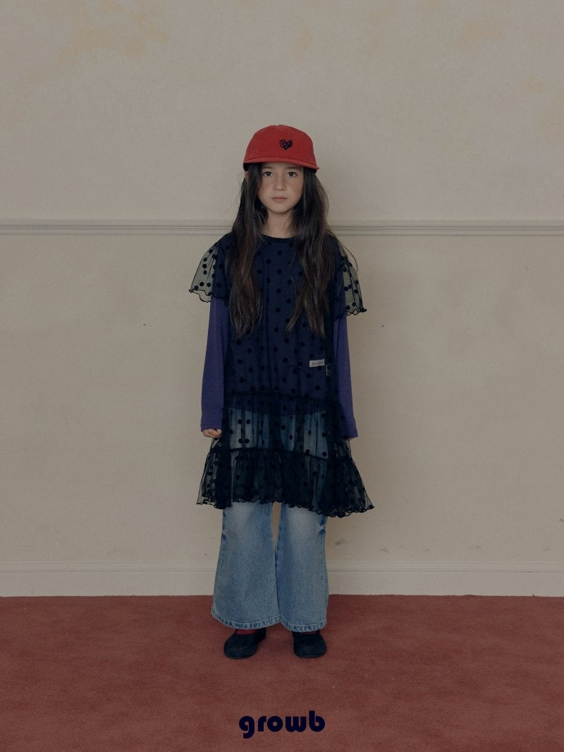 【予約】bell one-piece / growb (XS-JS)