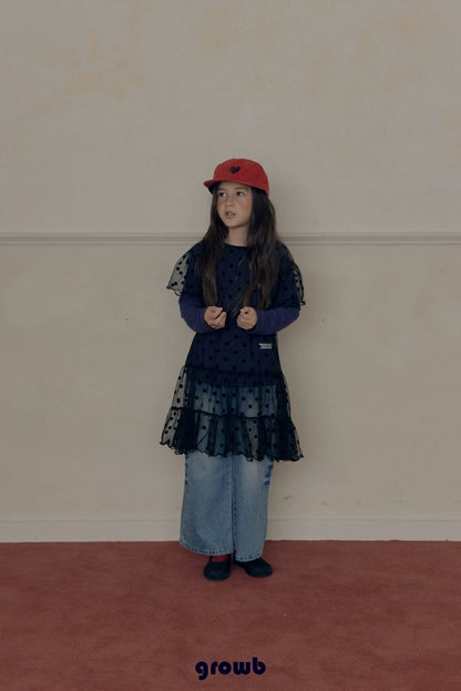 【予約】bell one-piece / growb (XS-JS)
