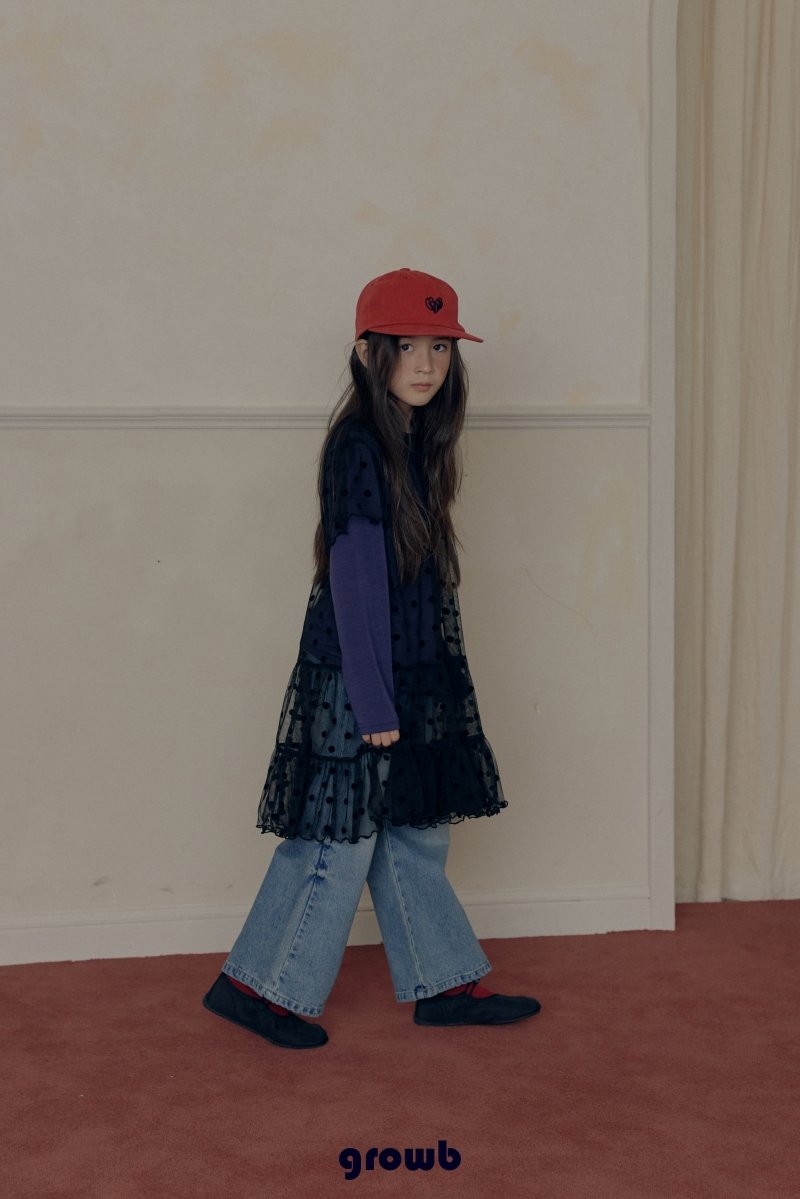 【予約】bell one-piece / growb (XS-JS)