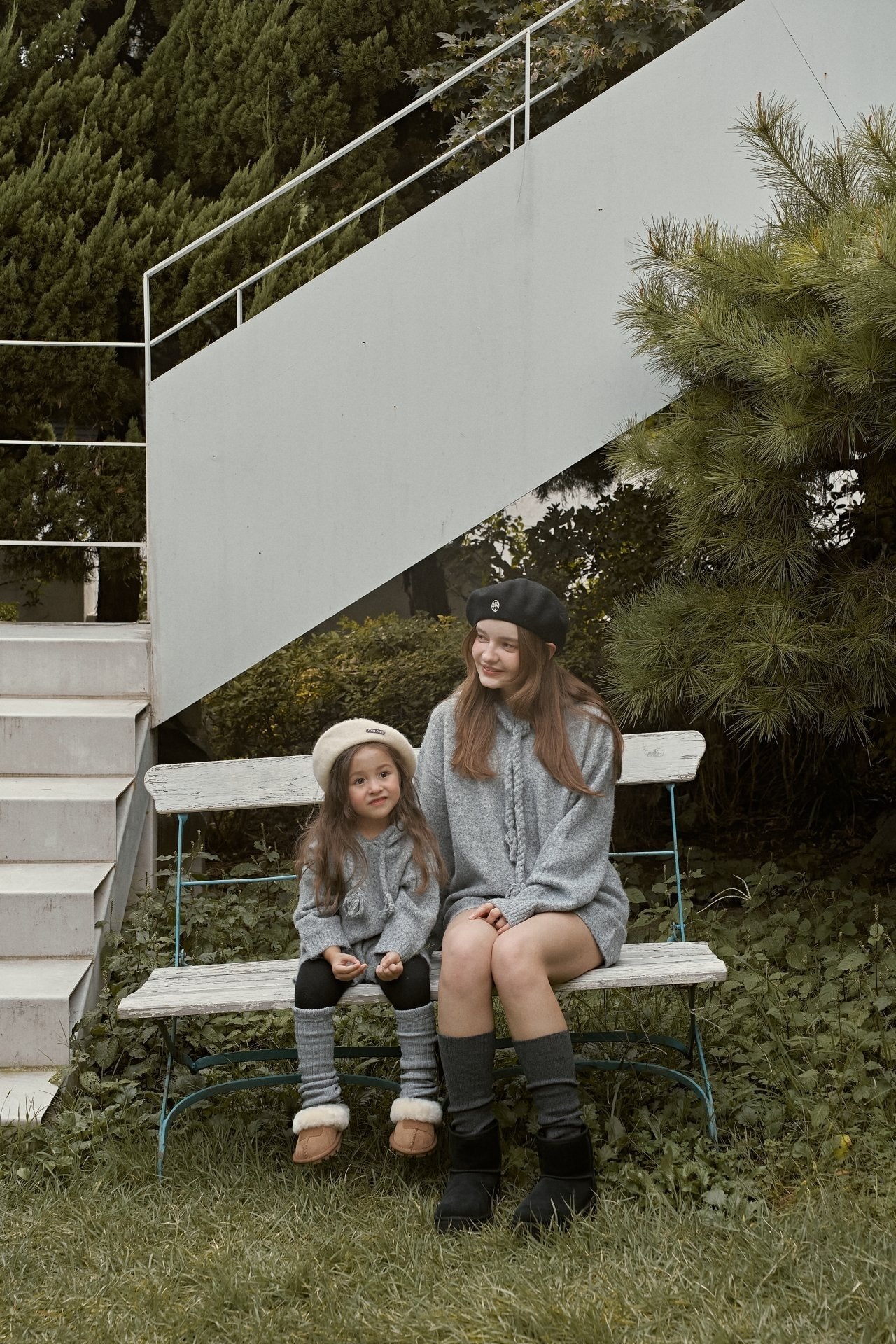 【予約】knit hood set  /  momoann (5-11号, Adult)