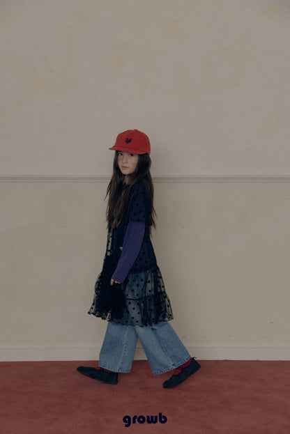 【予約】bell one-piece / growb (XS-JS)