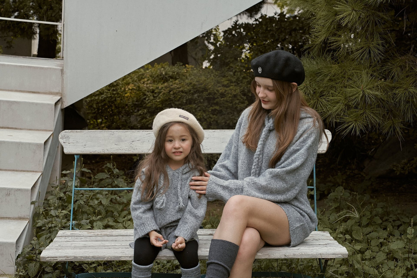 【予約】knit hood set  /  momoann (5-11号, Adult)