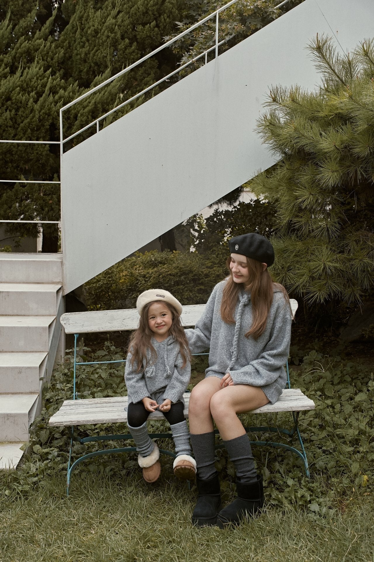 【予約】knit hood set  /  momoann (5-11号, Adult)