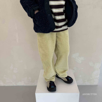 【予約】Puffy Corduroy Pants  /  andbutter (S-JM)