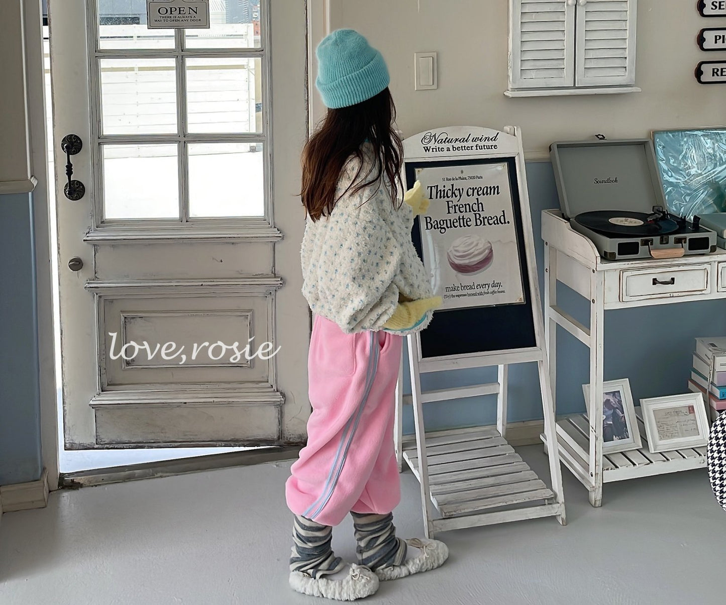 【予約】candy tape fleece pt  / love rosie (L-3XL,adult)