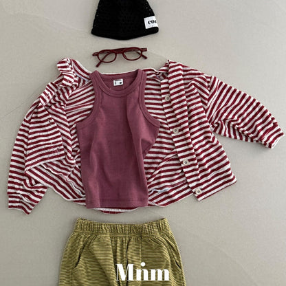 【予約】summer time cardigan / minimal
