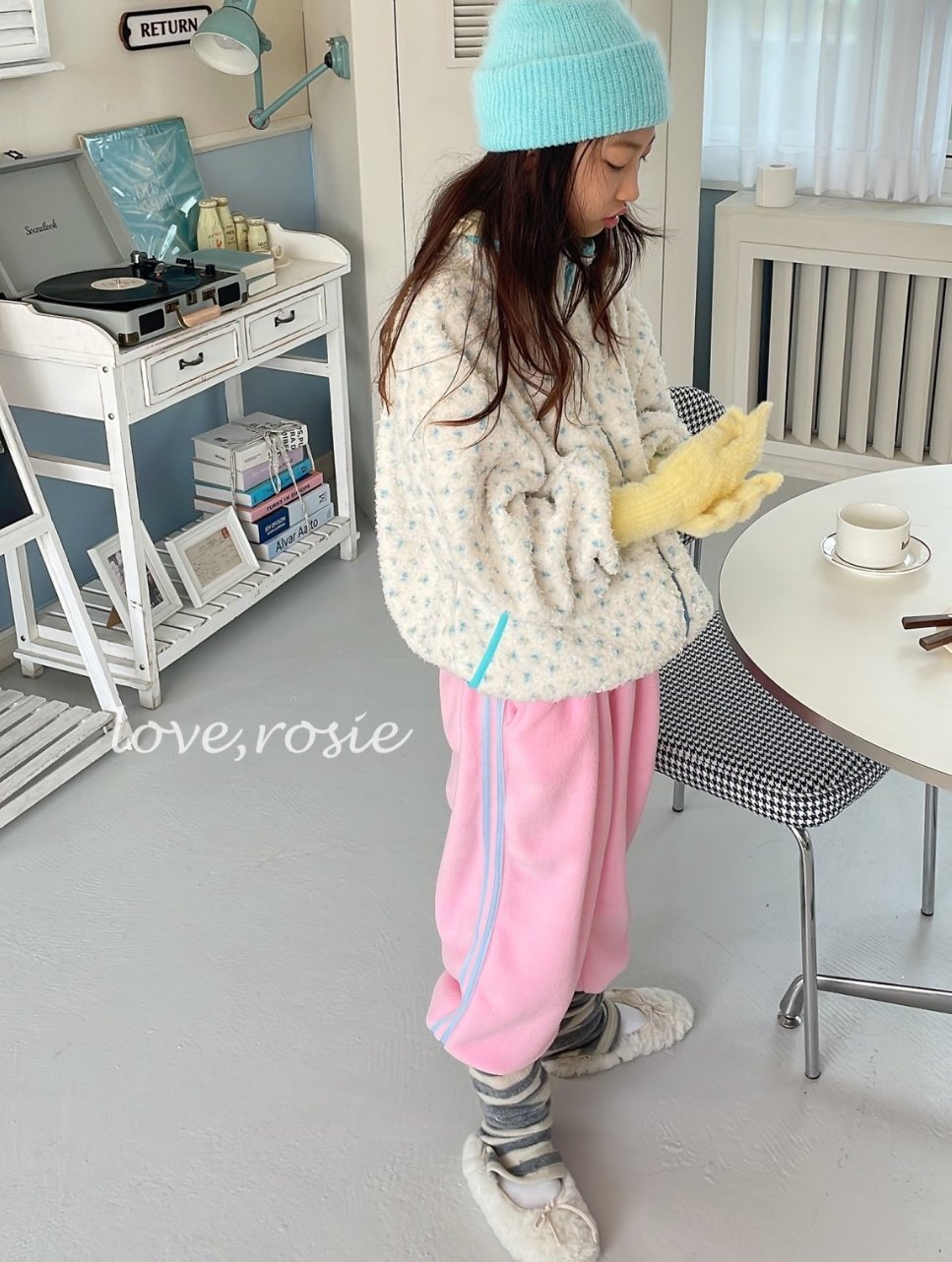 【予約】candy tape fleece pt  / love rosie (L-3XL,adult)