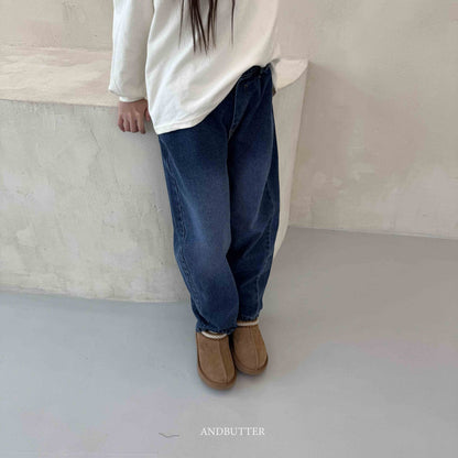 【予約】Modern Curved Denim  /  andbutter (S-JM)