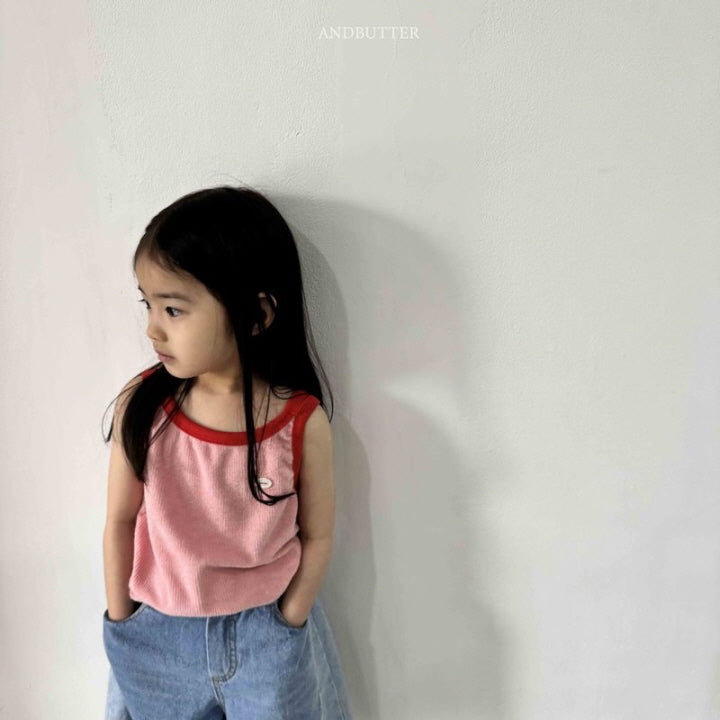 【予約】double-strap sleeveless / andbutter(S-JM)