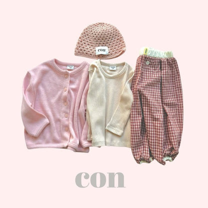 【予約】チェックパンプキンパンツ / con. (XXS-M)