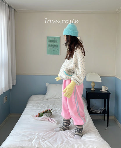 【予約】candy tape fleece pt  / love rosie (L-3XL,adult)