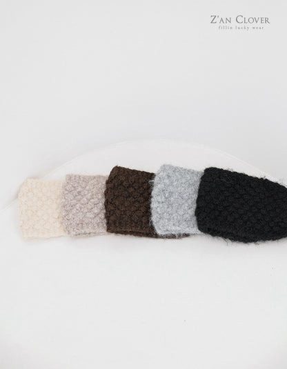 【予約】snow flake knit bonnet  /  zanclover