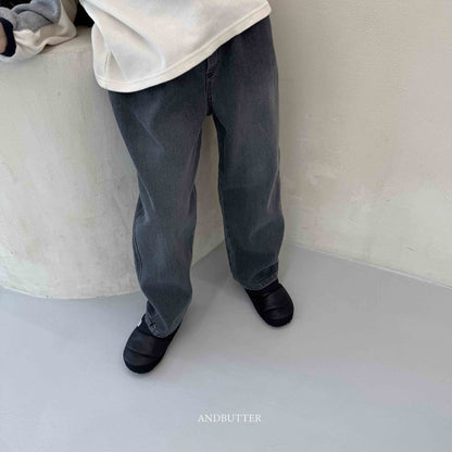 【予約】Ribby Black Pants  /  andbutter (S-JM)