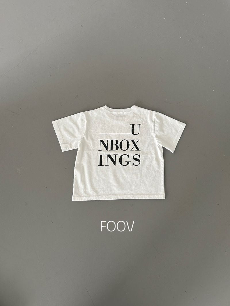 【予約】UレタリングTシャツ / FOOV (S-JM)