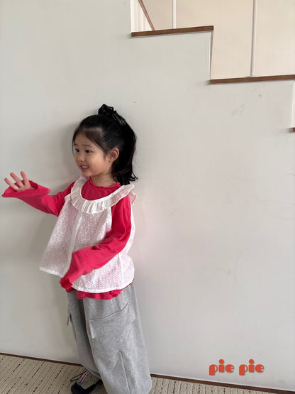 【予約】ピクシーフリルベスト / pie (XS-XL)픽시프릴