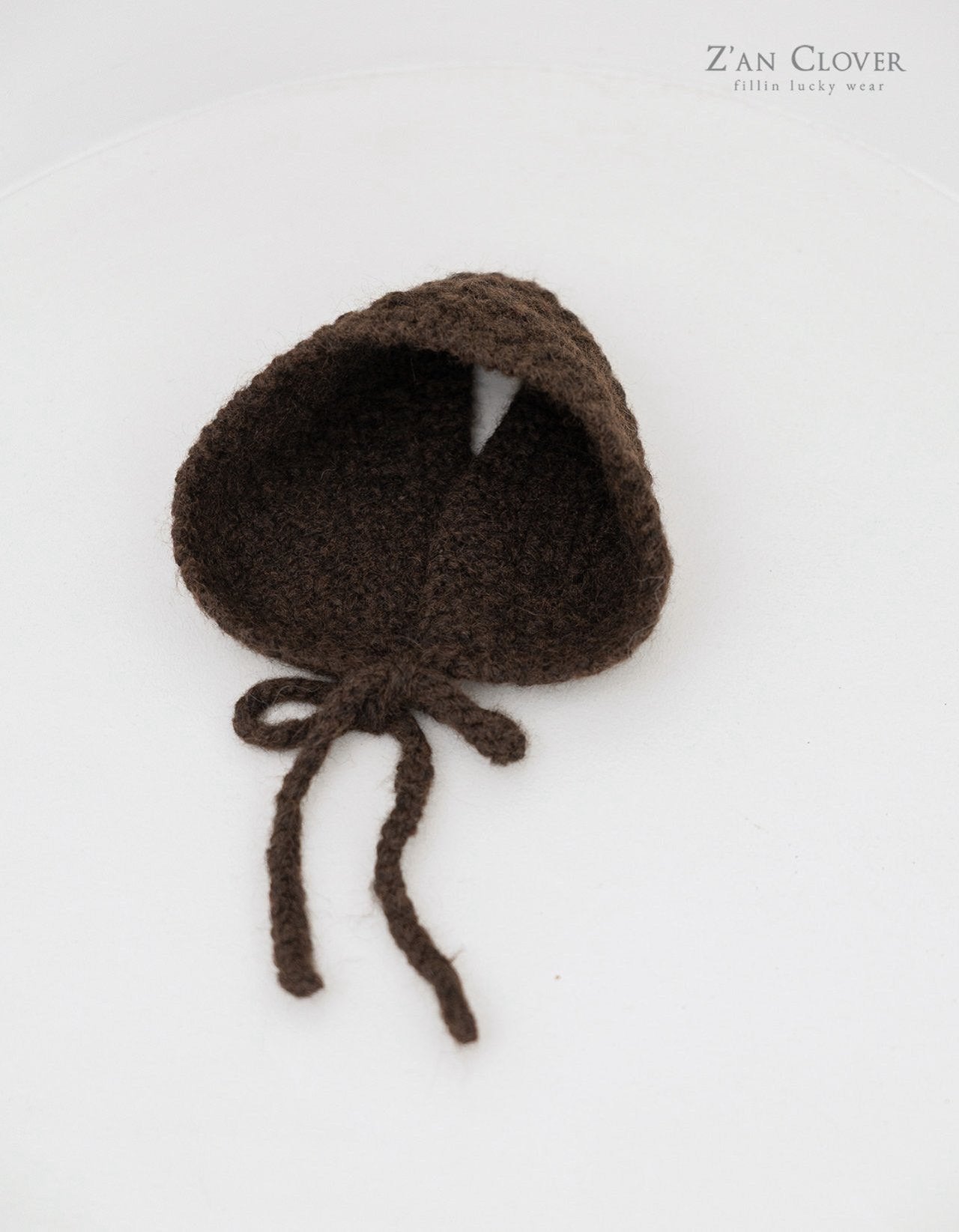 【予約】snow flake knit bonnet  /  zanclover