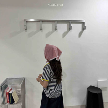 【予約】Boat neck mix T / andbutter(S-JM)