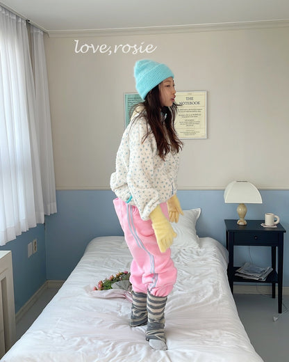 【予約】candy tape fleece pt  / love rosie (L-3XL,adult)