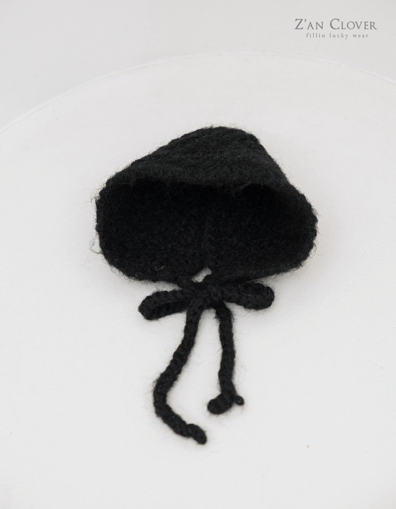 【予約】snow flake knit bonnet  /  zanclover