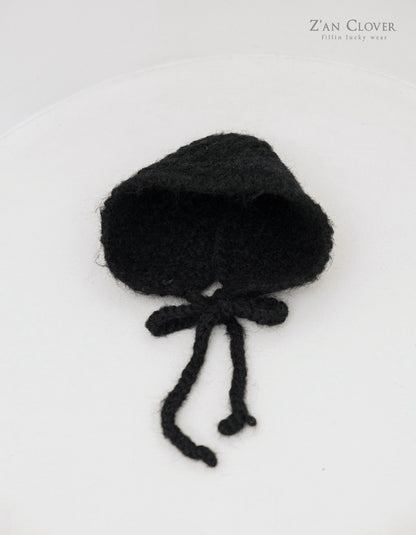 【予約】snow flake knit bonnet  /  zanclover