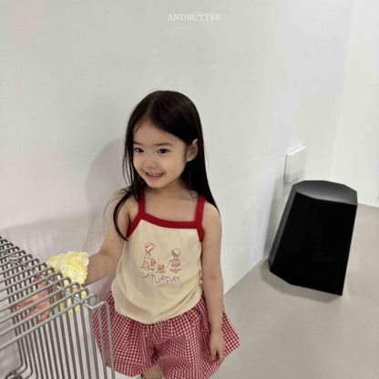 【予約】Saturday sleeveless / andbutter(S-JM)세러데이