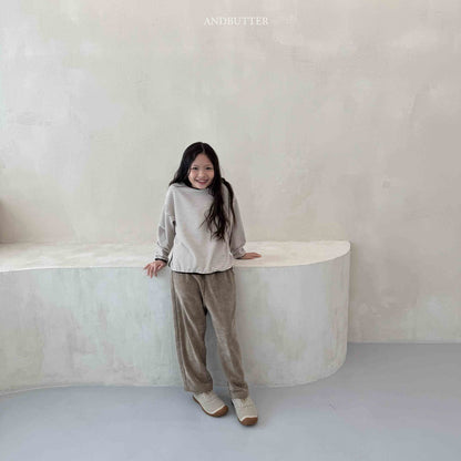 【予約】Soft Wide Pants  /  andbutter (S-JM)