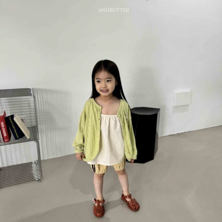 【予約】Light cardigan / andbutter(S-JM)