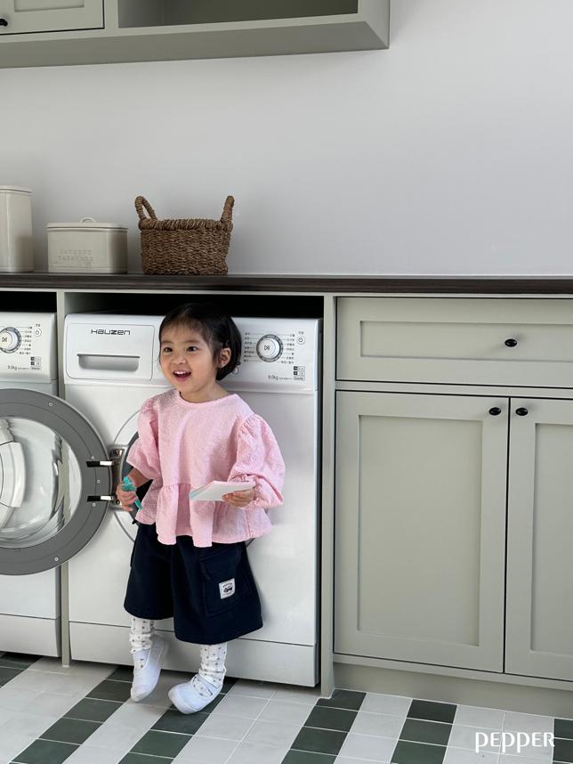 【予約】バミューダパンツ / pepper (XS-XL)버뮤다건빵