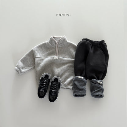 【予約】sugar half zip up  /  bonito (12M-JM)