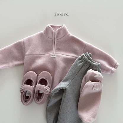 【予約】sugar half zip up  /  bonito (12M-JM)