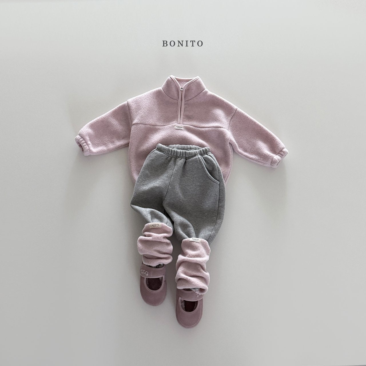 【予約】sugar half zip up  /  bonito (12M-JM)