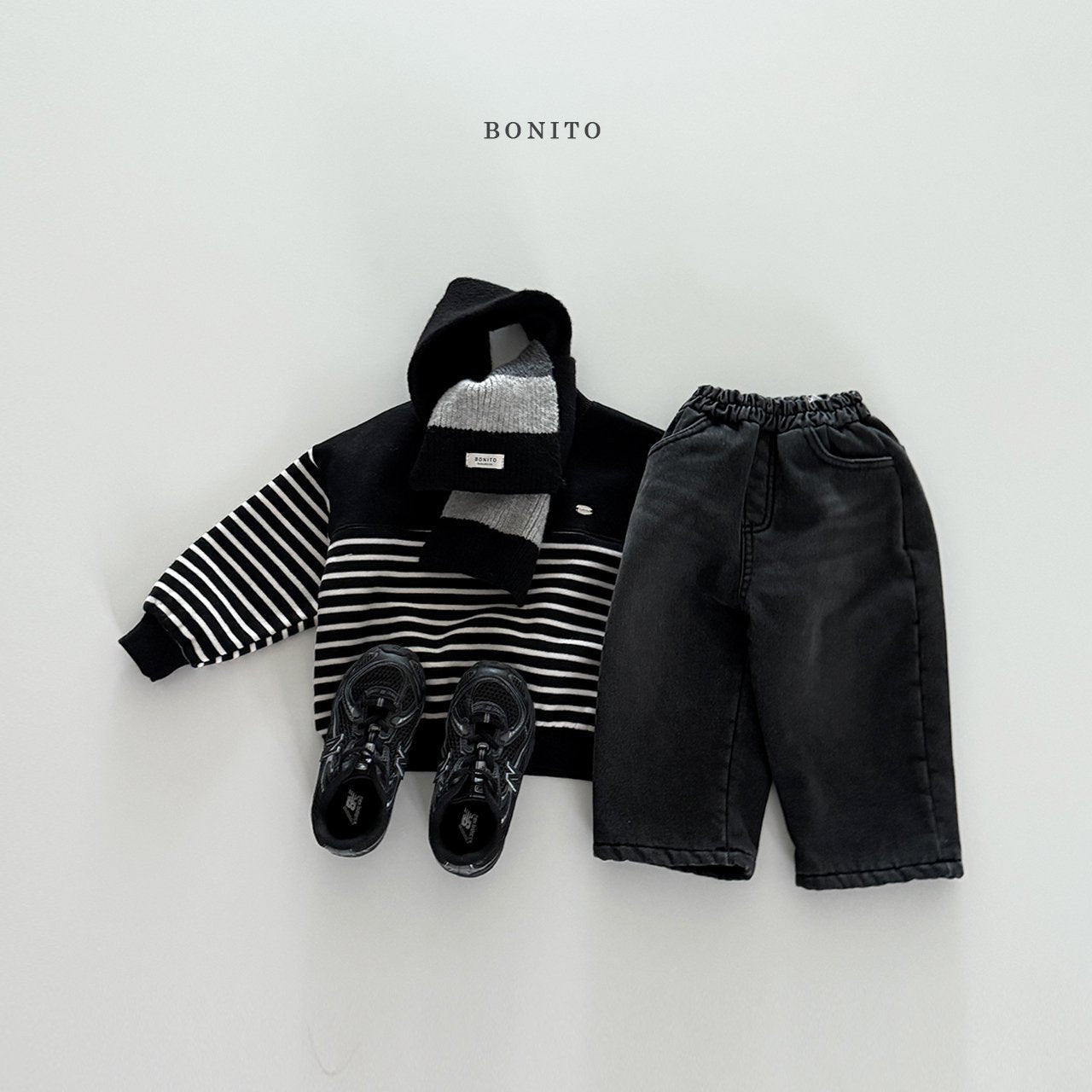 【予約】ear knit beanie  /  bonito