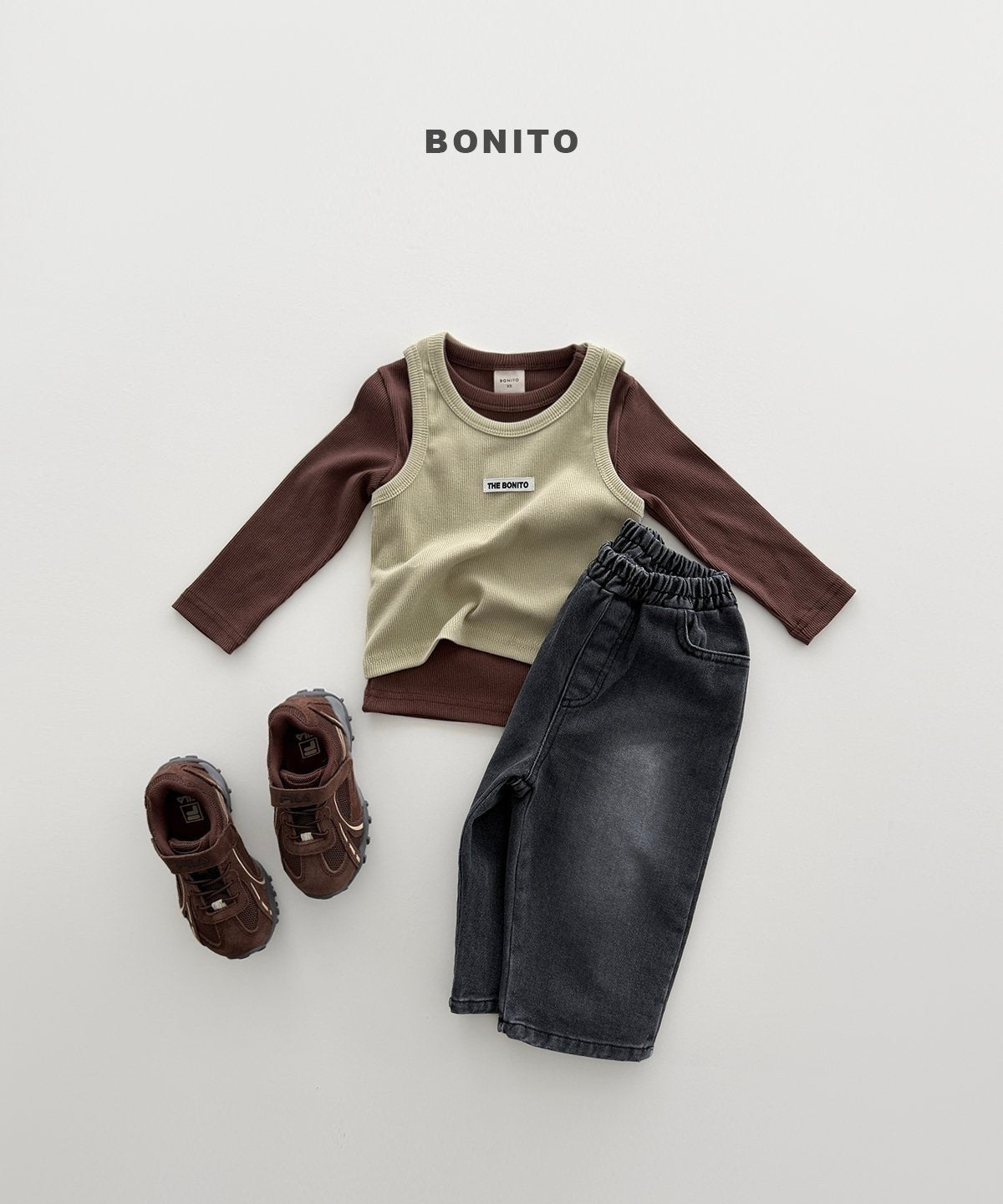 【予約】color rib T / bonito (12M-JM)