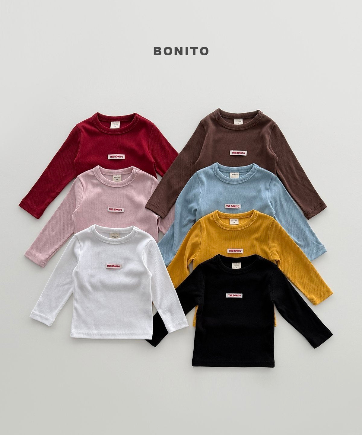 【予約】color rib T / bonito (12M-JM)