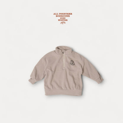 【予約】bio fleece half zipup / boneoune (XS-JL)
