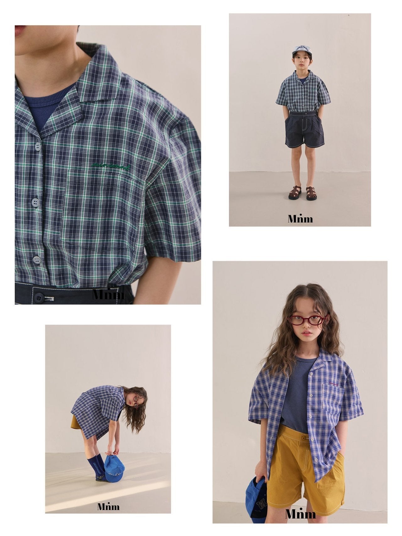 【予約】check shirt / minimal