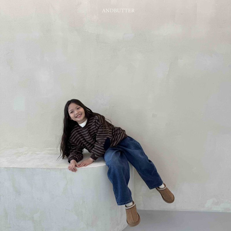 【予約】Modern Curved Denim  /  andbutter (S-JM)