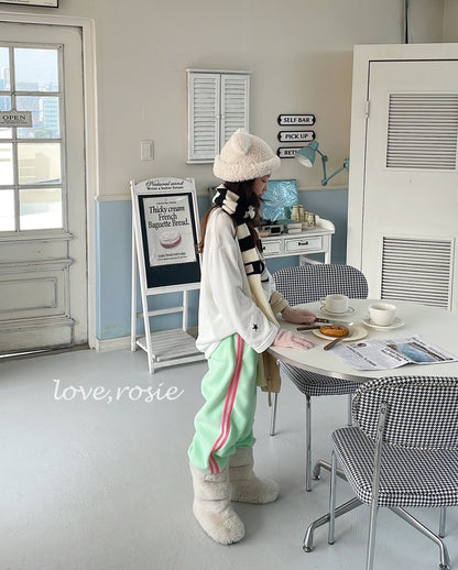 【予約】candy tape fleece pt  / love rosie (L-3XL,adult)