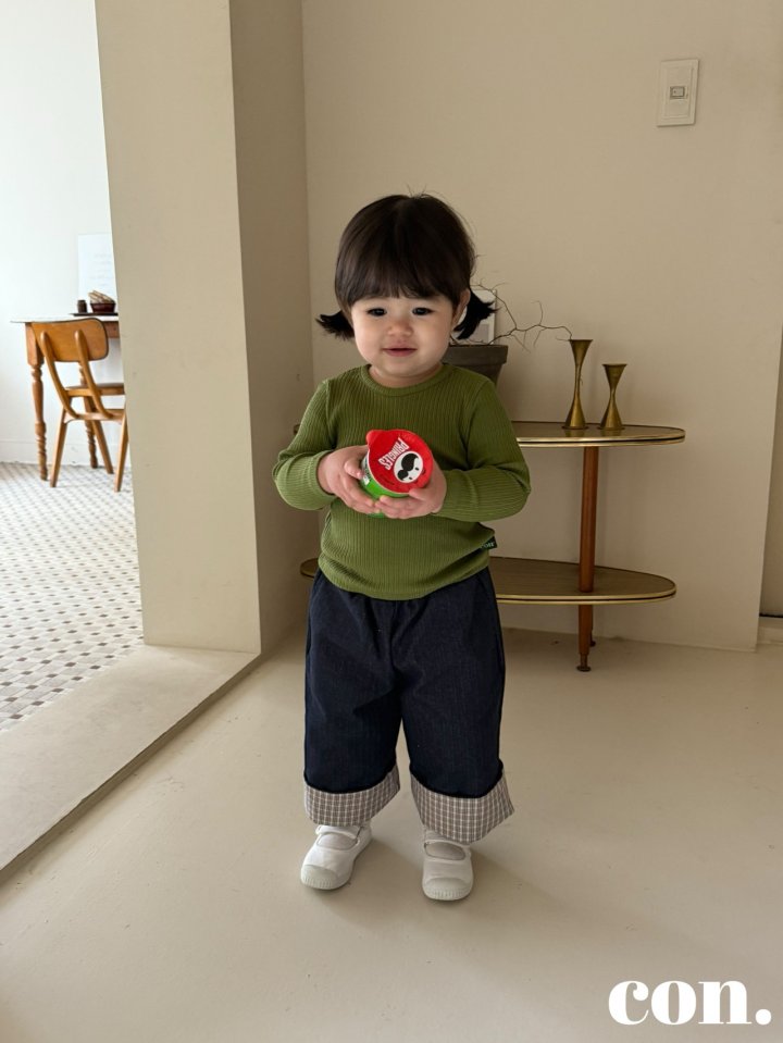 【予約】ロールアップデニム / con. (XXS-M)