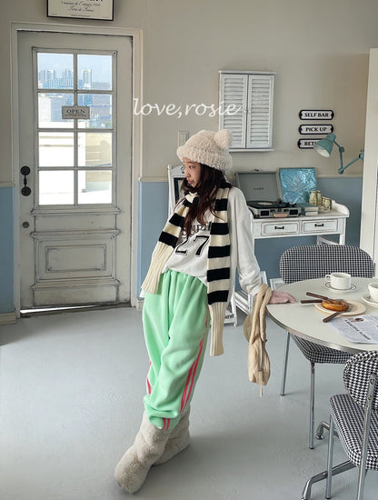 【予約】candy tape fleece pt  / love rosie (L-3XL,adult)