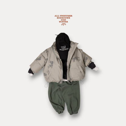 【予約】bio fleece half zipup / boneoune (XS-JL)