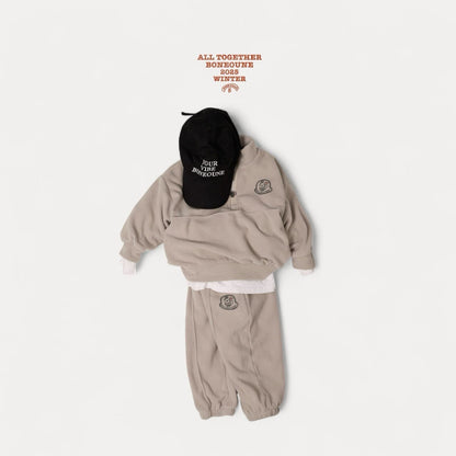 【予約】bio fleece half zipup / boneoune (XS-JL)