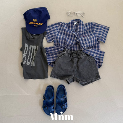 【予約】check shirt / minimal