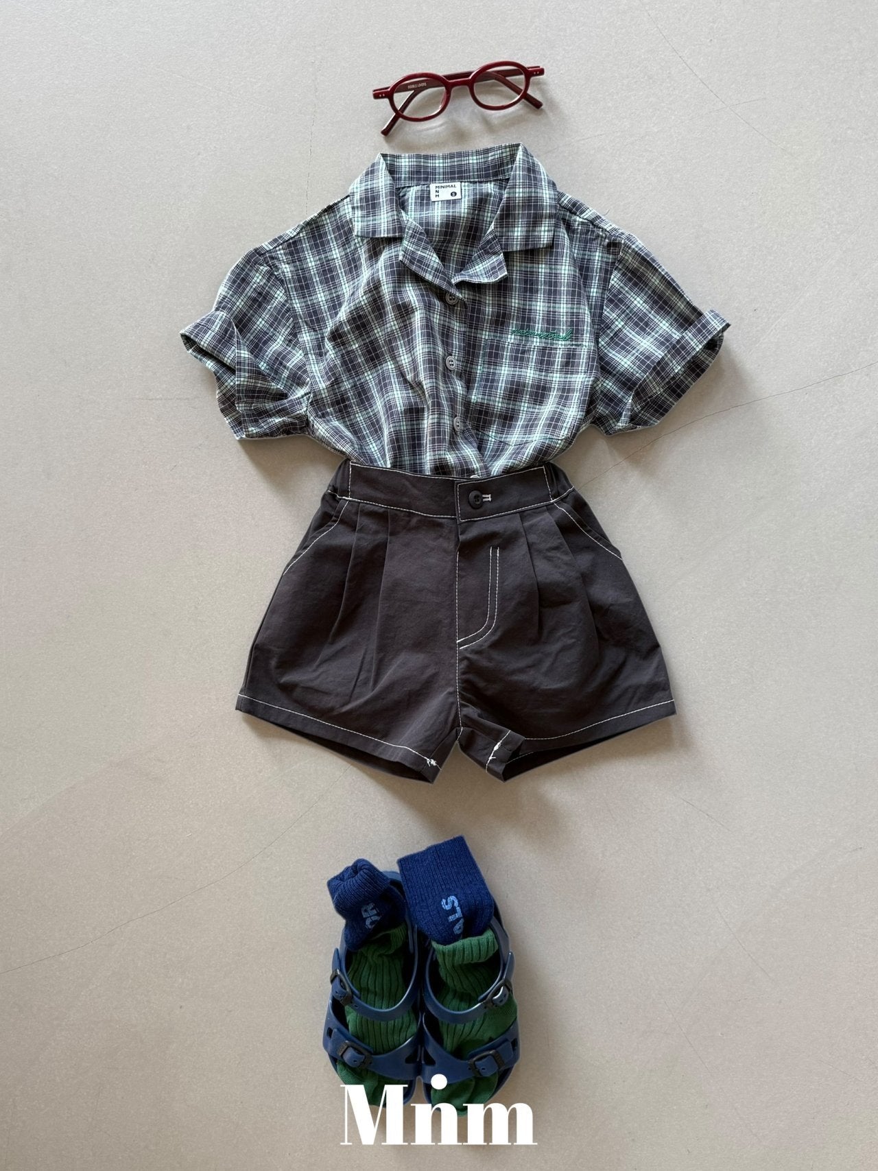【予約】check shirt / minimal